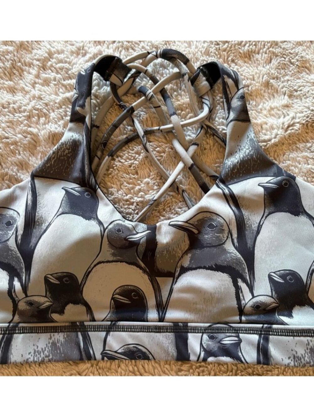 CVG - "Dressed to Chill" Butterfly Back Sports Bra (S) NWOT